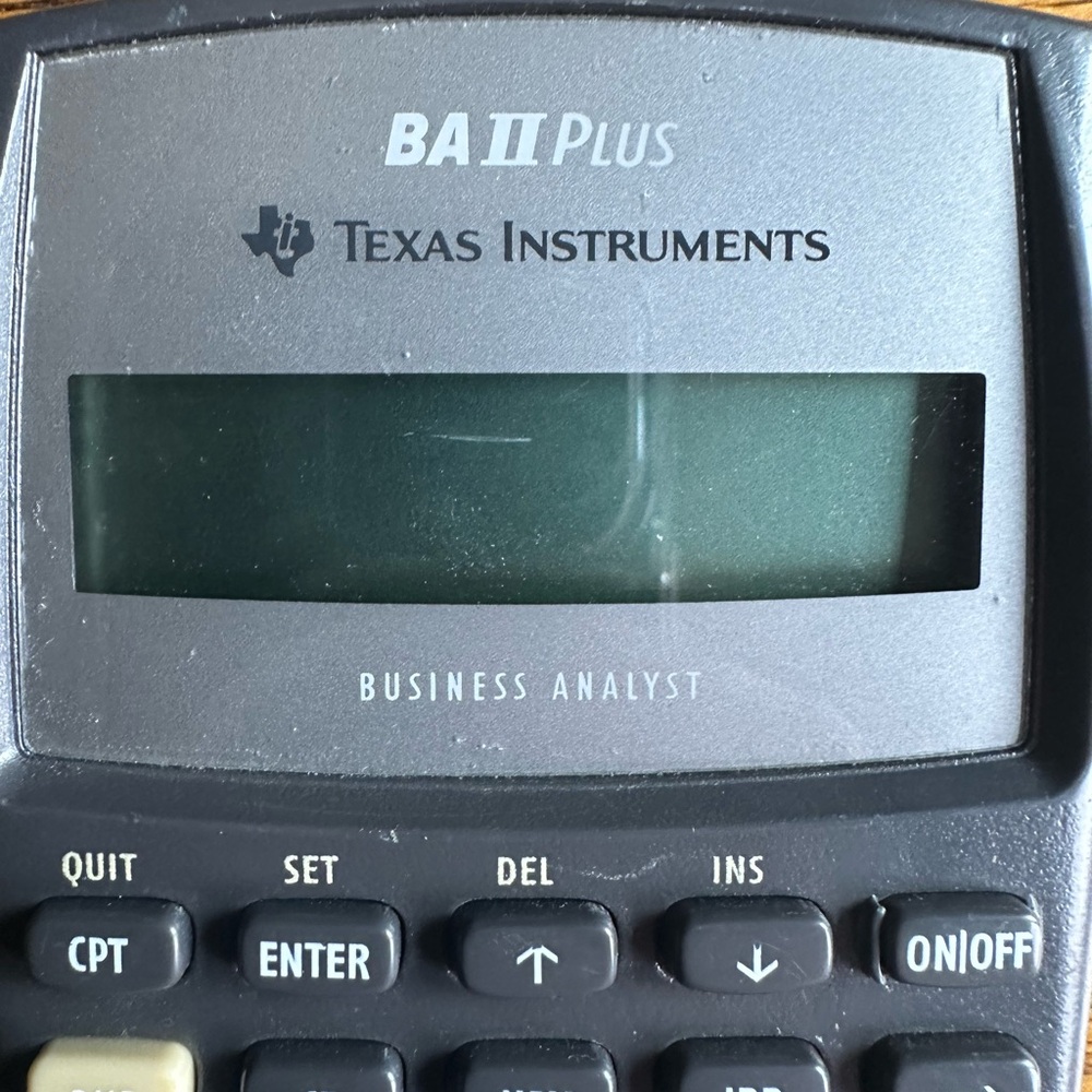 Texas Instruments BA II Plus Calculator in - Picture 4 of 6
